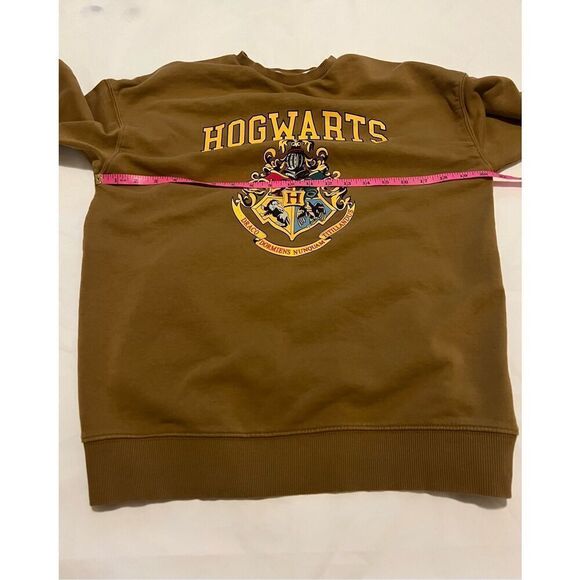 Harry Potter Hogwarts brown crewneck sweatshirt - Picture 3 of 5